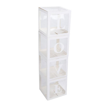 Baby Shower Decoration Transparent Balloon Box