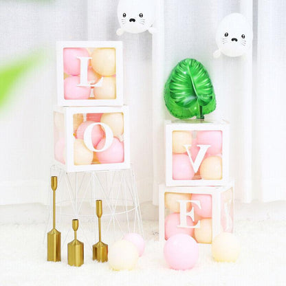 Baby Shower Decoration Transparent Balloon Box