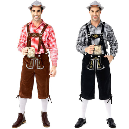 Traditional Bavarian Oktoberfest Lederhosen Outfit