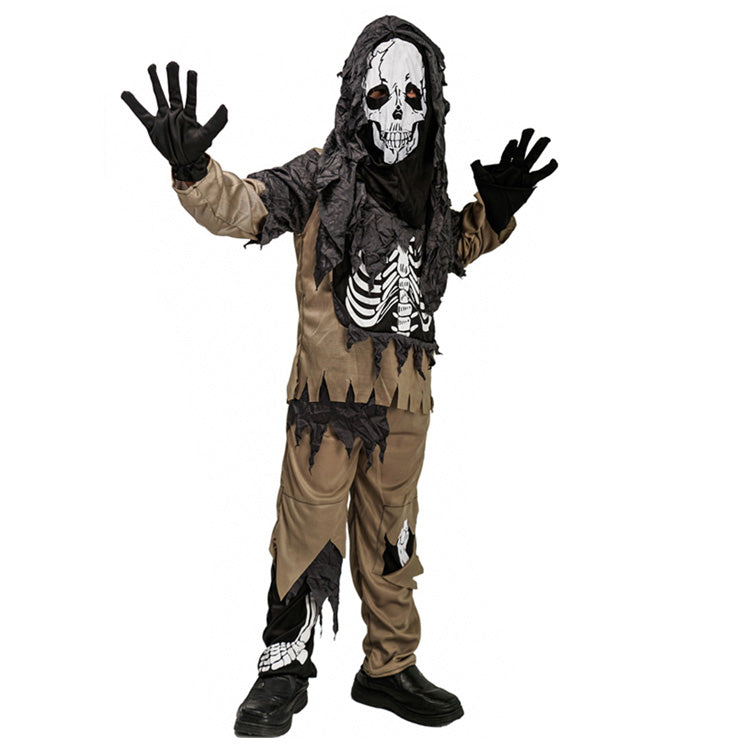 Boy's Skeleton Ghost Costume