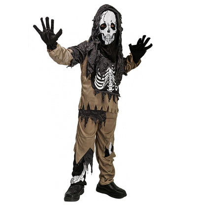 Boy's Skeleton Ghost Costume