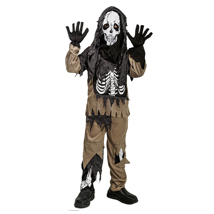 Boy's Skeleton Ghost Costume