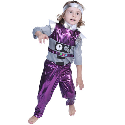 Boys' Purple Alien Robot Costume