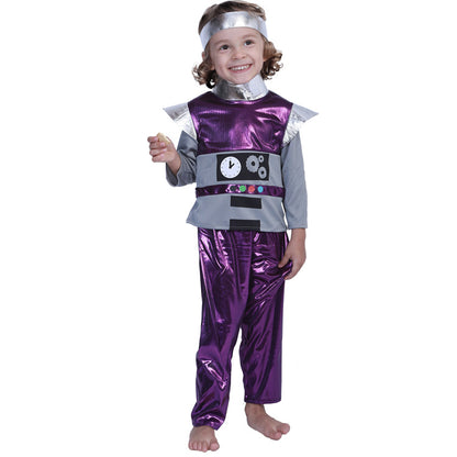 Boys' Purple Alien Robot Costume