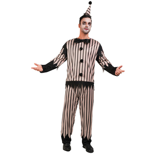 Men's Clown costumes, Striped