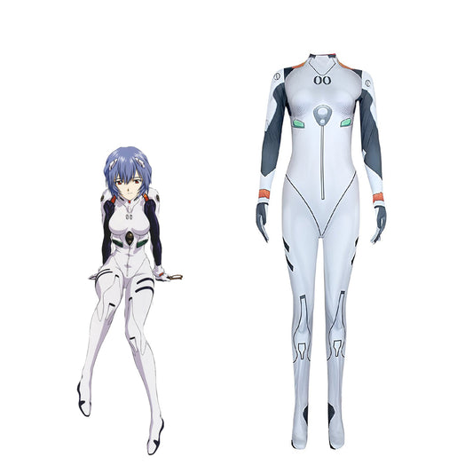 Evangelion Ayanami Rei Plugsuit Cosplay