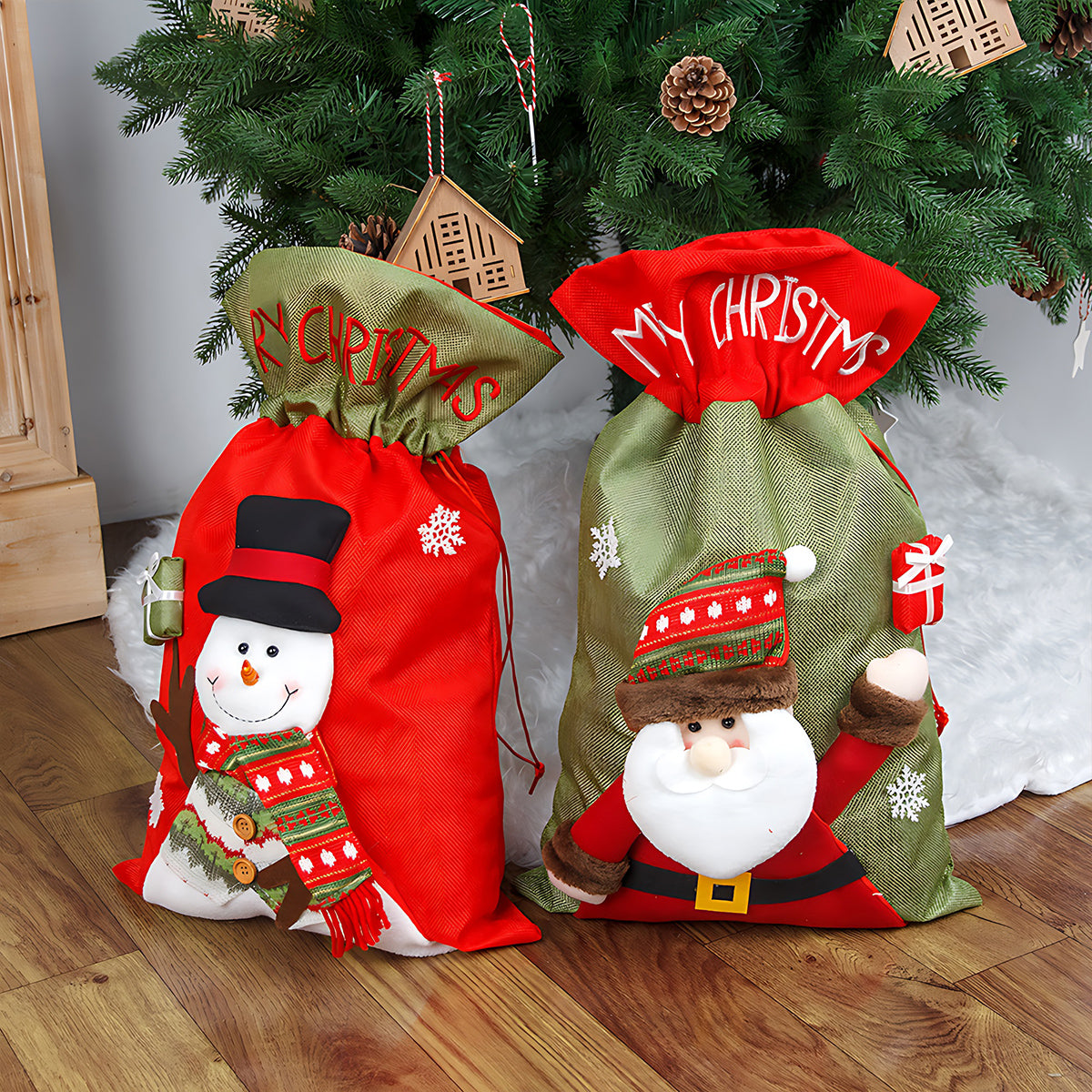 Festive Christmas Gift Sacks