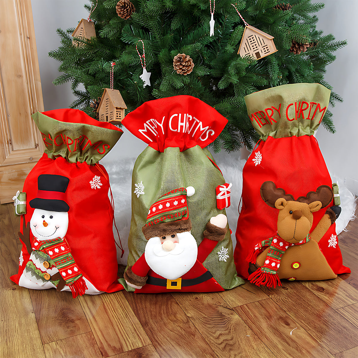 Festive Christmas Gift Sacks