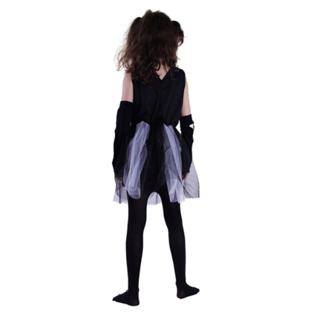 Girls’ Skeleton Skirt Halloween Costume