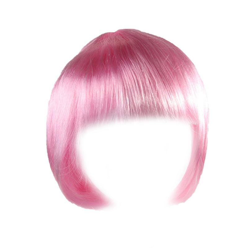 Womens Short Straight BOB Sleek Hair with bang Synthetic Cosplay Wig Wigs Party - Aimall