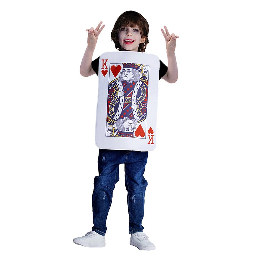 Kids’ King of Hearts Poker Card Costume