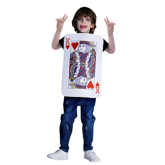 Kids’ King of Hearts Poker Card Costume