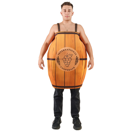 Oktoberfest Barrel Costume,Adult