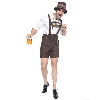 Oktoberfest Overalls,Brown