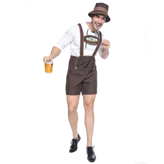Oktoberfest Overalls,Brown