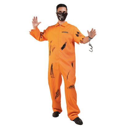 Prisoner Halloween Costume, Mens