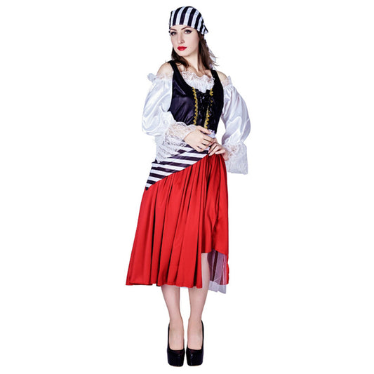 Red Pirate Skirt for Women