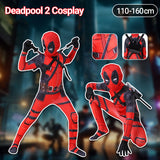 Deadpool 2 Red & Black Kids' Cosplay Suit