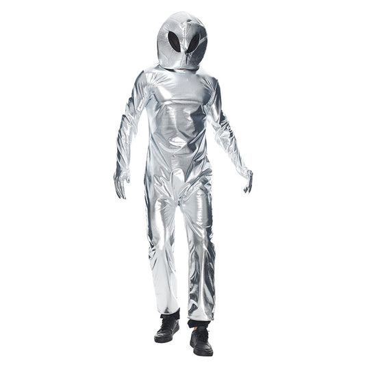 Silver Alien Costume for Adults