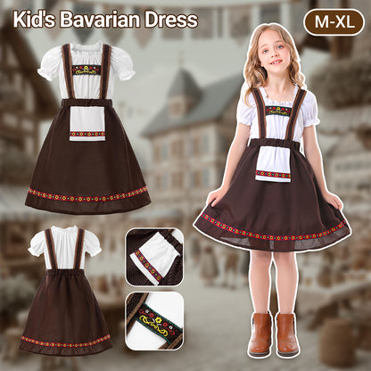 Traditional Oktoberfest Kid's Bavarian Dirndl Dress