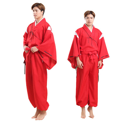 Inuyasha Kimono Cosplay Costume - Authentic Anime Feudal Era Outfit for Fans