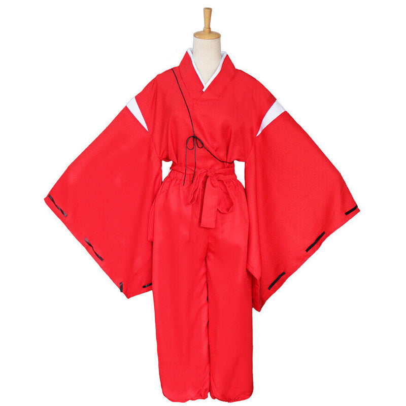 Inuyasha Kimono Cosplay Costume - Authentic Anime Feudal Era Outfit for Fans