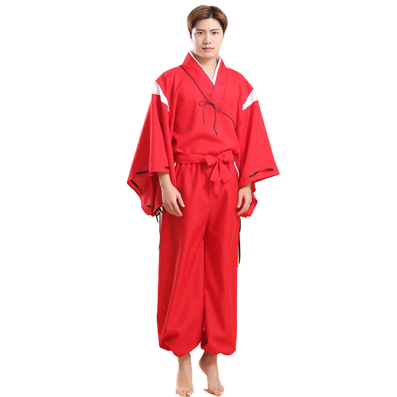 Inuyasha Kimono Cosplay Costume - Authentic Anime Feudal Era Outfit for Fans