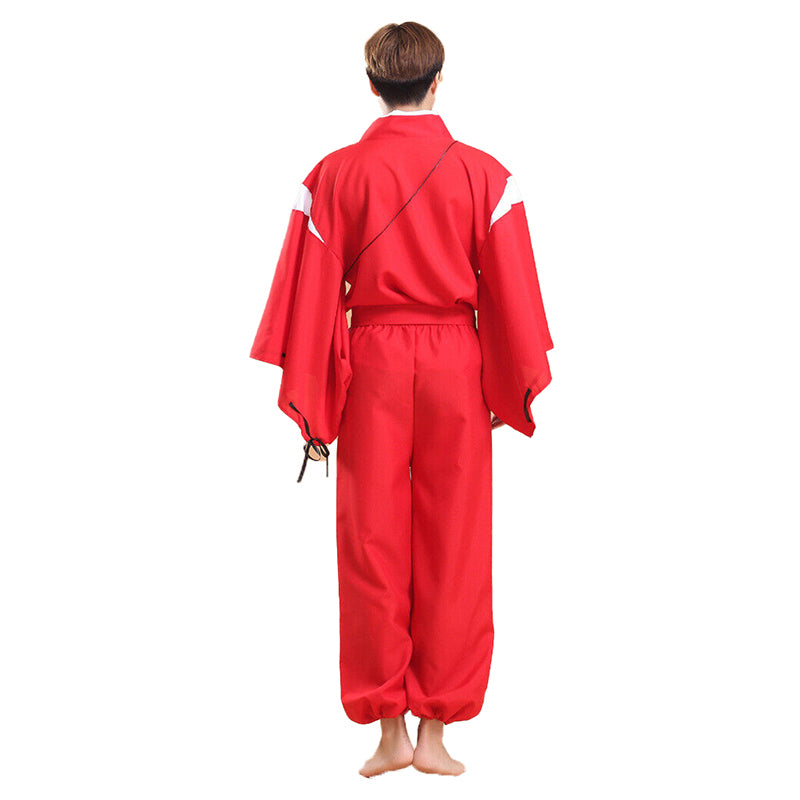 Inuyasha Kimono Cosplay Costume - Authentic Anime Feudal Era Outfit for Fans