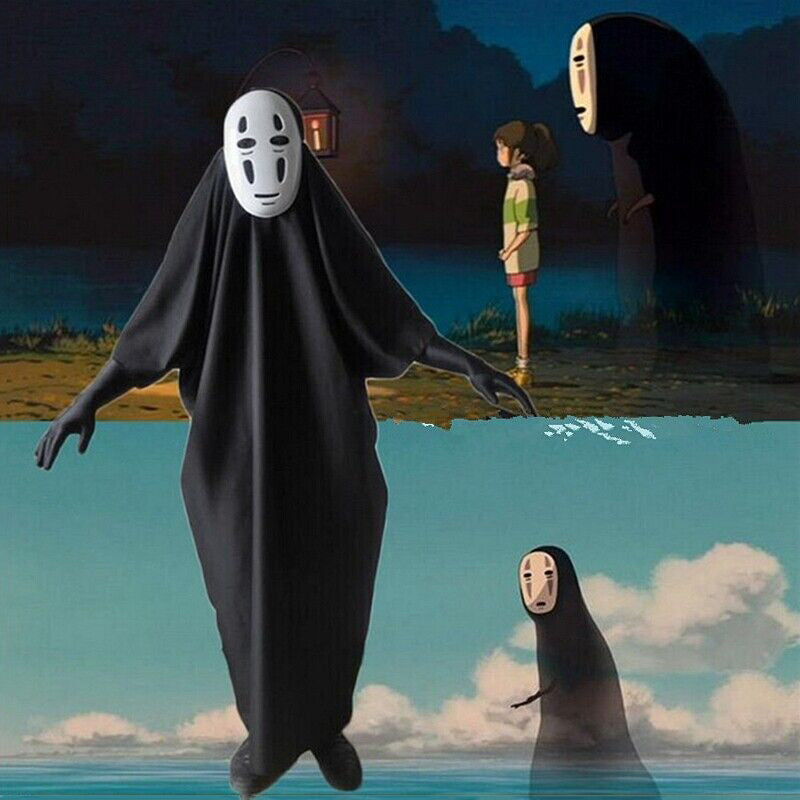 No Face Cosplay Costume from Spirited Away