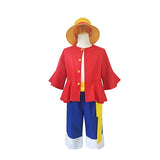 One Piece Monkey D. Luffy Cosplay Costume with Hat