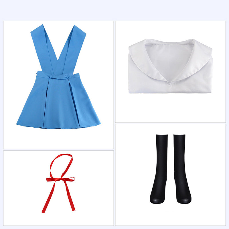 EVA Ayanami Rei & Asuka School Uniform Cosplay Costume