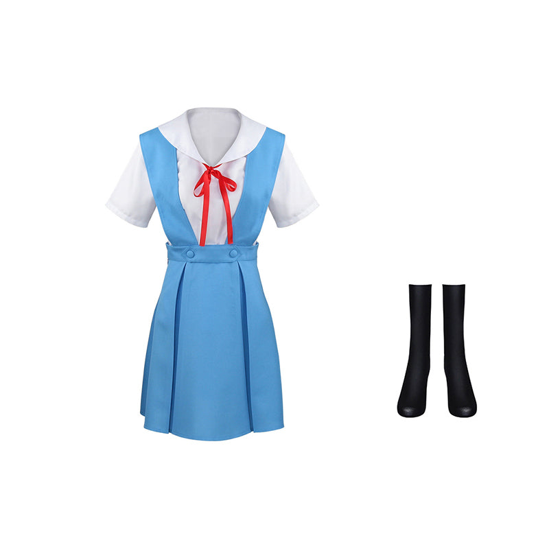 EVA Ayanami Rei & Asuka School Uniform Cosplay Costume