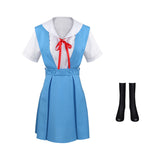Anime Neon Genesis Evangelion Rei Ayanam Uniform Cosplay