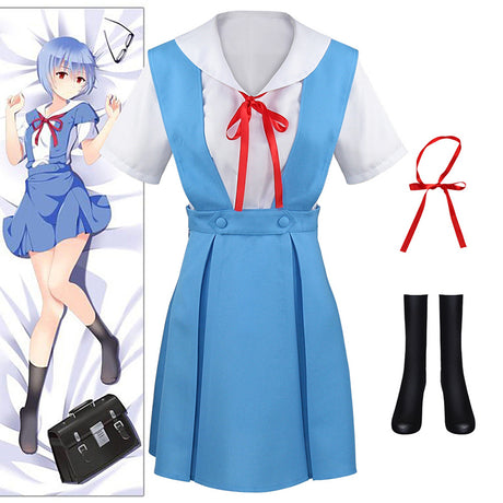 EVA Ayanami Rei & Asuka School Uniform Cosplay Costume