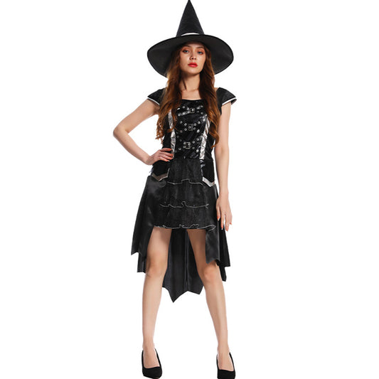 Black Witch Dress, Womens