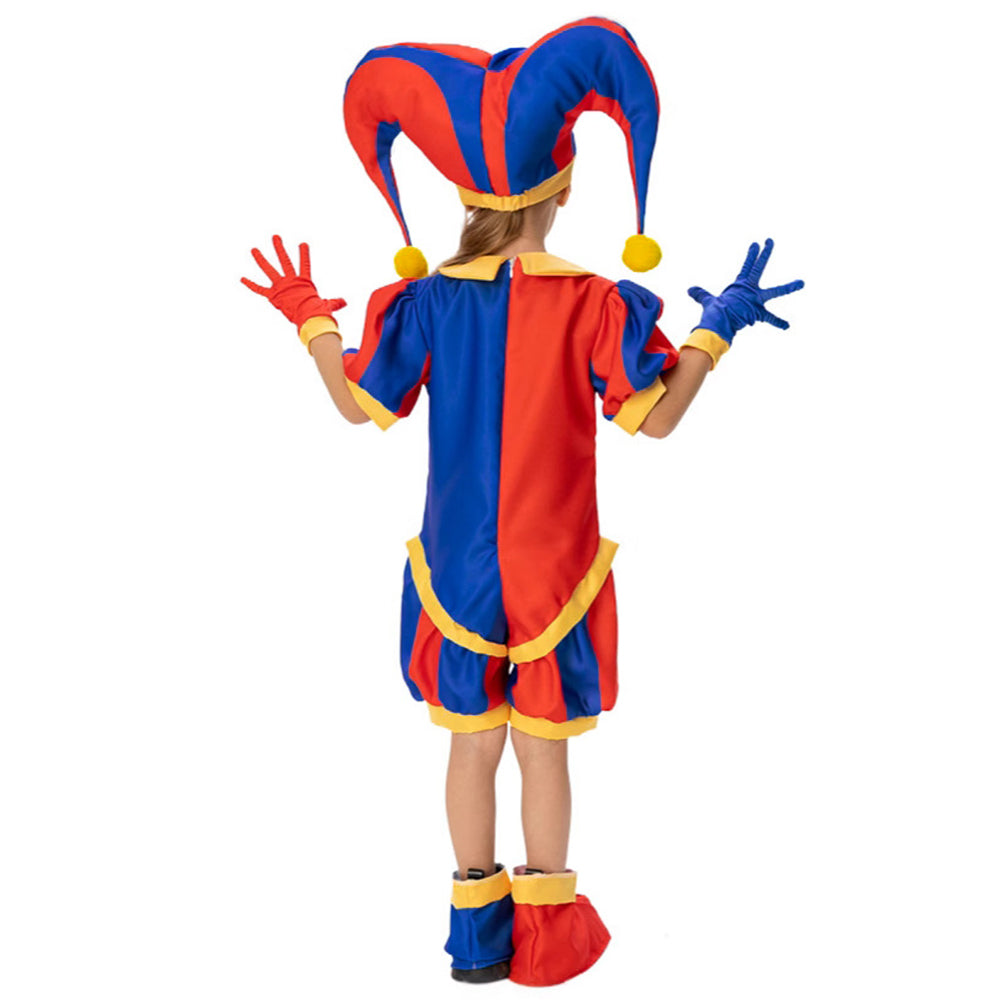 Kids Pomni Costume Bodysuit