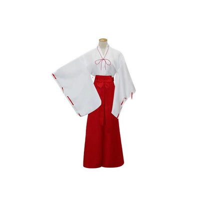 Kikyo cosplay costume inspired by Inuyasha anime