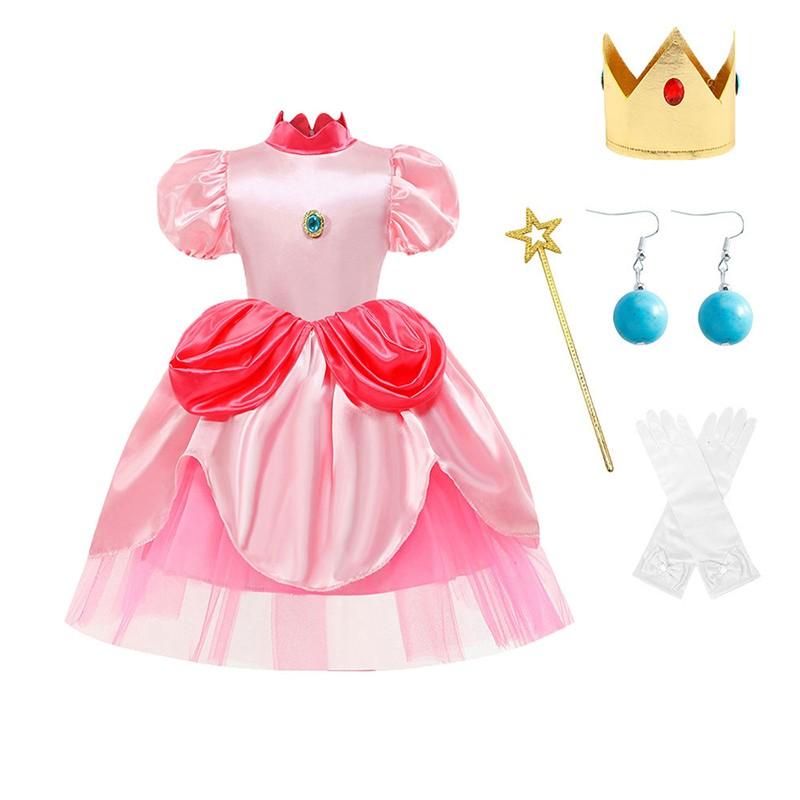 Little Princess Peach Costume Cosplay