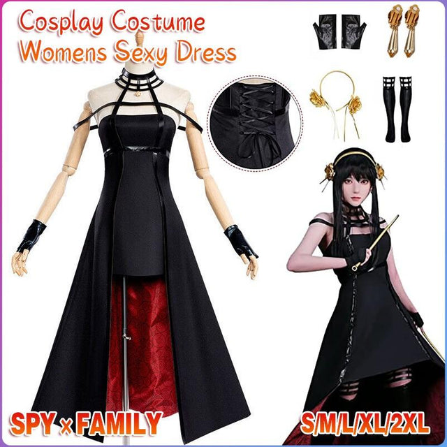 Anime SPY×FAMILY Yor Forger Dresses Suit Cosplay