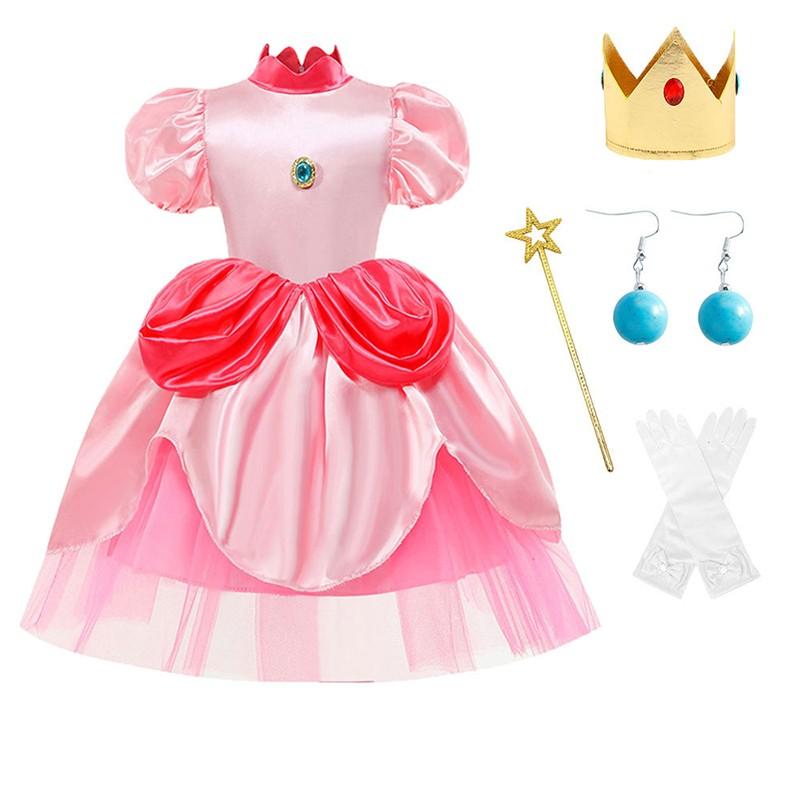 Little Princess Peach Costume Cosplay