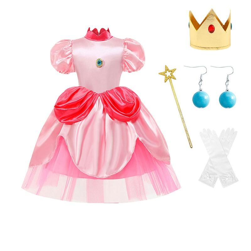 Little Princess Peach Costume Cosplay