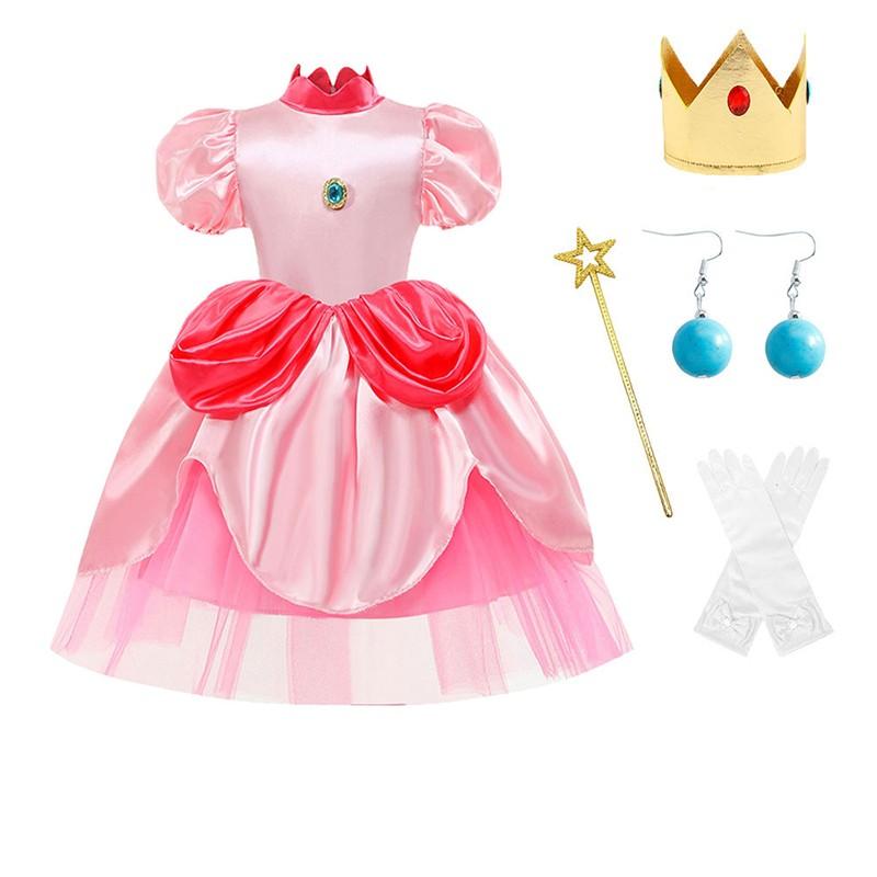 Little Princess Peach Costume Cosplay