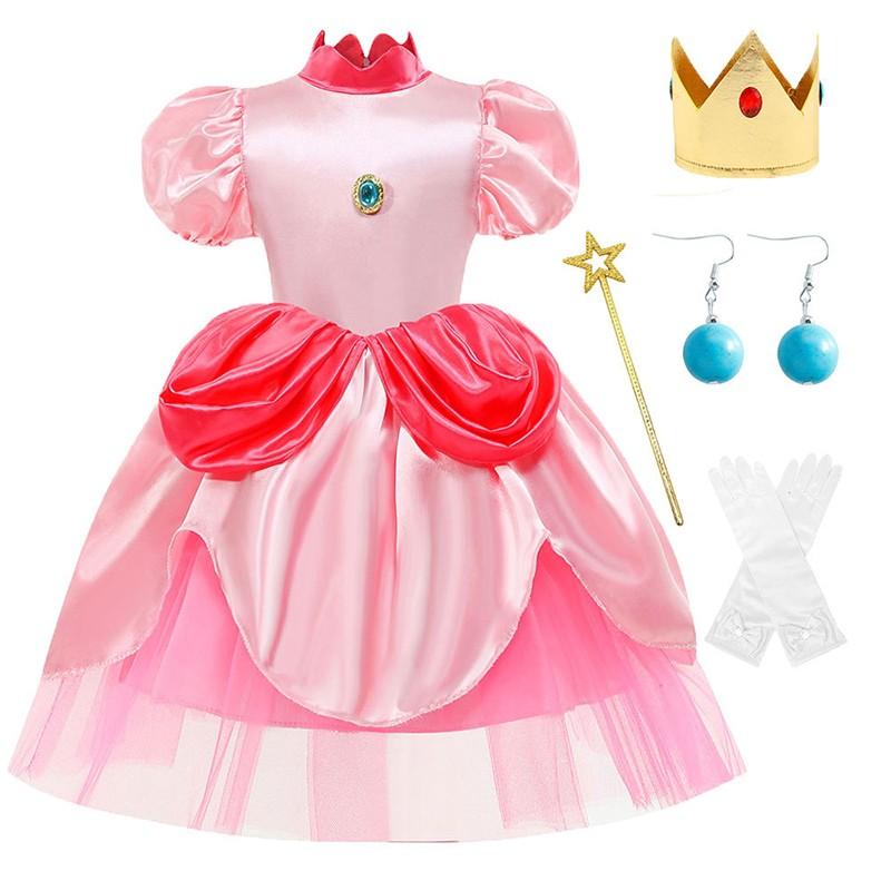 Little Princess Peach Costume Cosplay