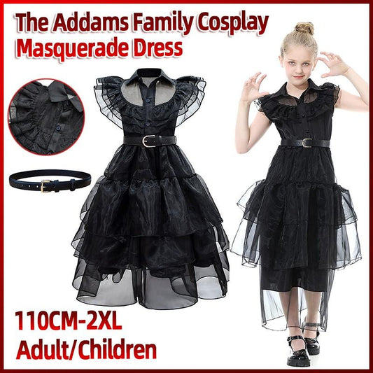 Wednesday Addams Party Dress Costume