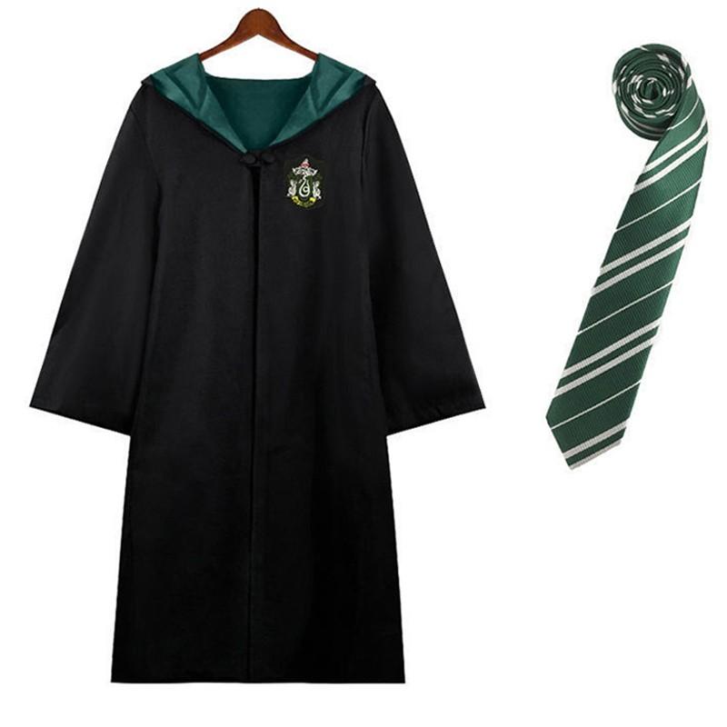Harry Potter House Robes & Ties Cosplay Complete Set