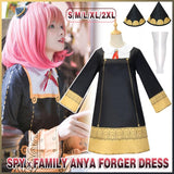 Anime SPY×FAMILY Anya Forger Golden Dress Cosplay