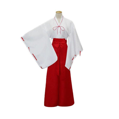 Kikyo cosplay costume inspired by Inuyasha anime