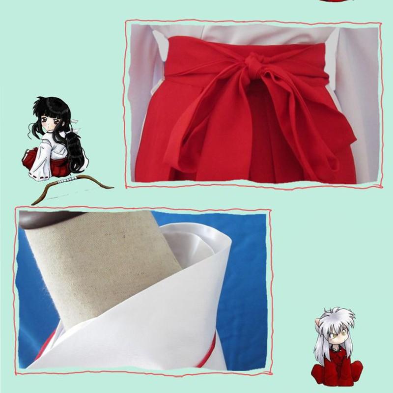 Kikyo cosplay costume inspired by Inuyasha anime