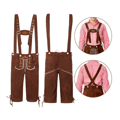 Traditional Bavarian Oktoberfest Lederhosen Outfit