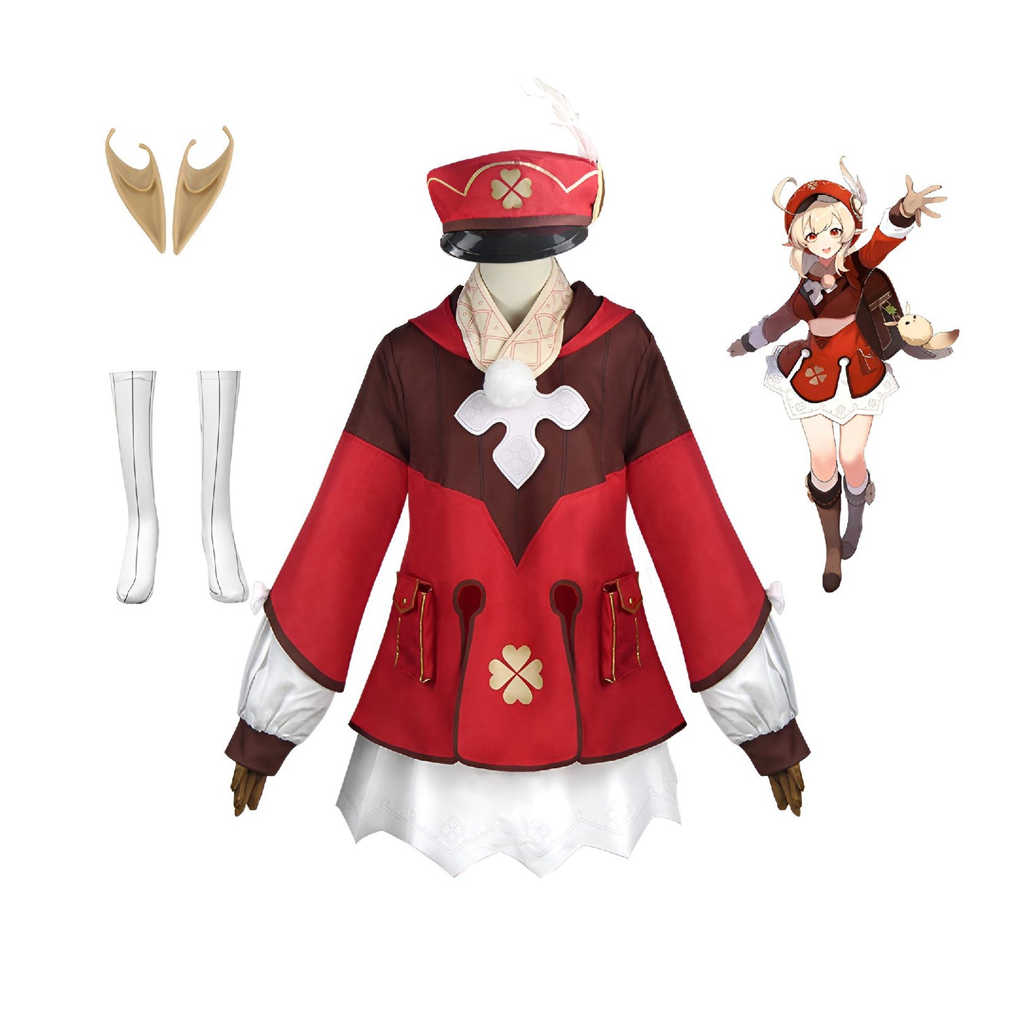 Genshin Impact Klee Cosplay Costume